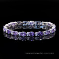 Shangjie Oem Joyas Ring Ganhos Colar Flower Purple Zircon Bridal Smart Women Fashion Jóias Jóias de Casamento Conjuntos de Jóias